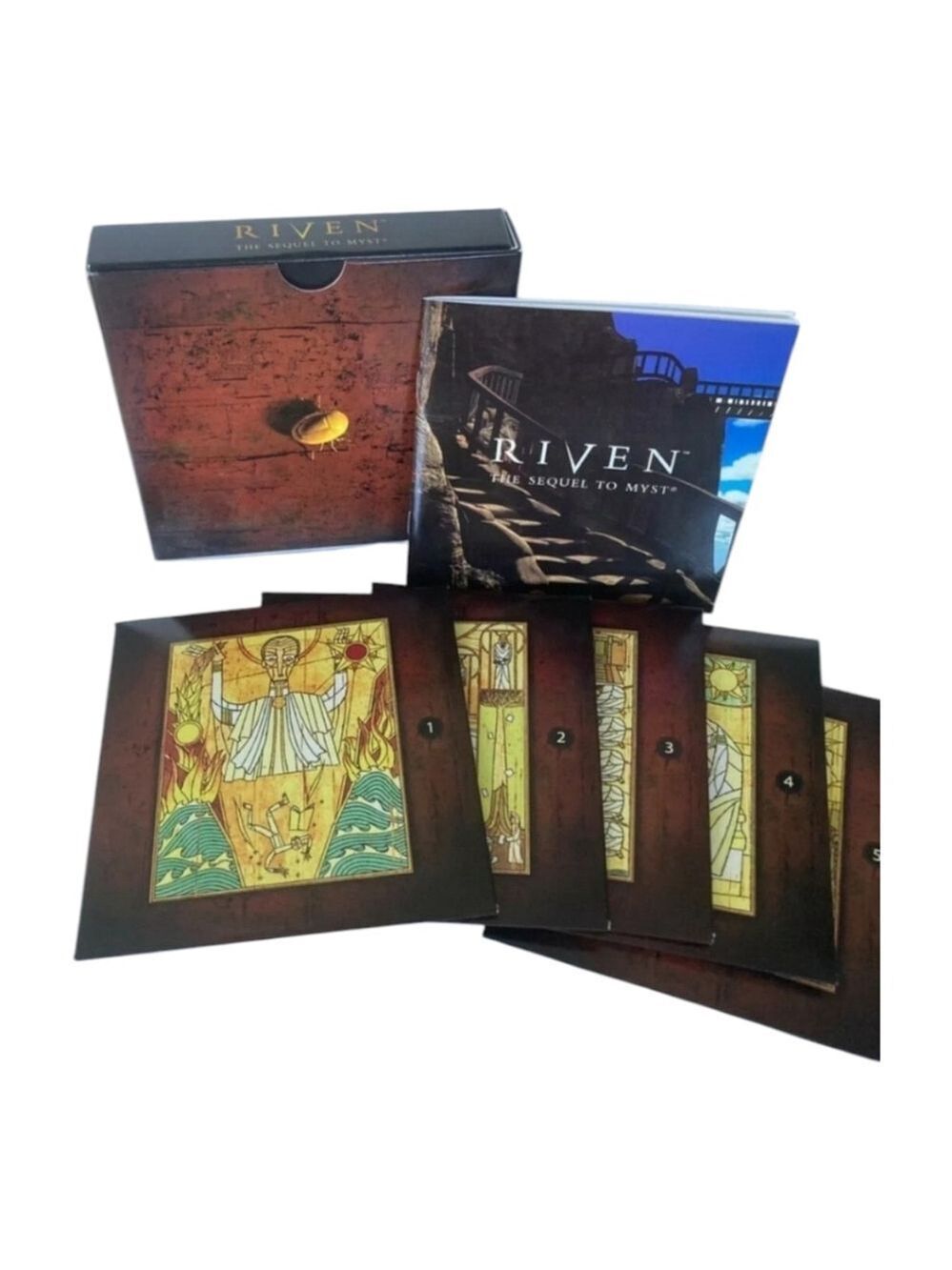 Riven: Sequel to Myst 1997 Complete Box Set
